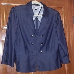 Tahari denim blazer/jacket